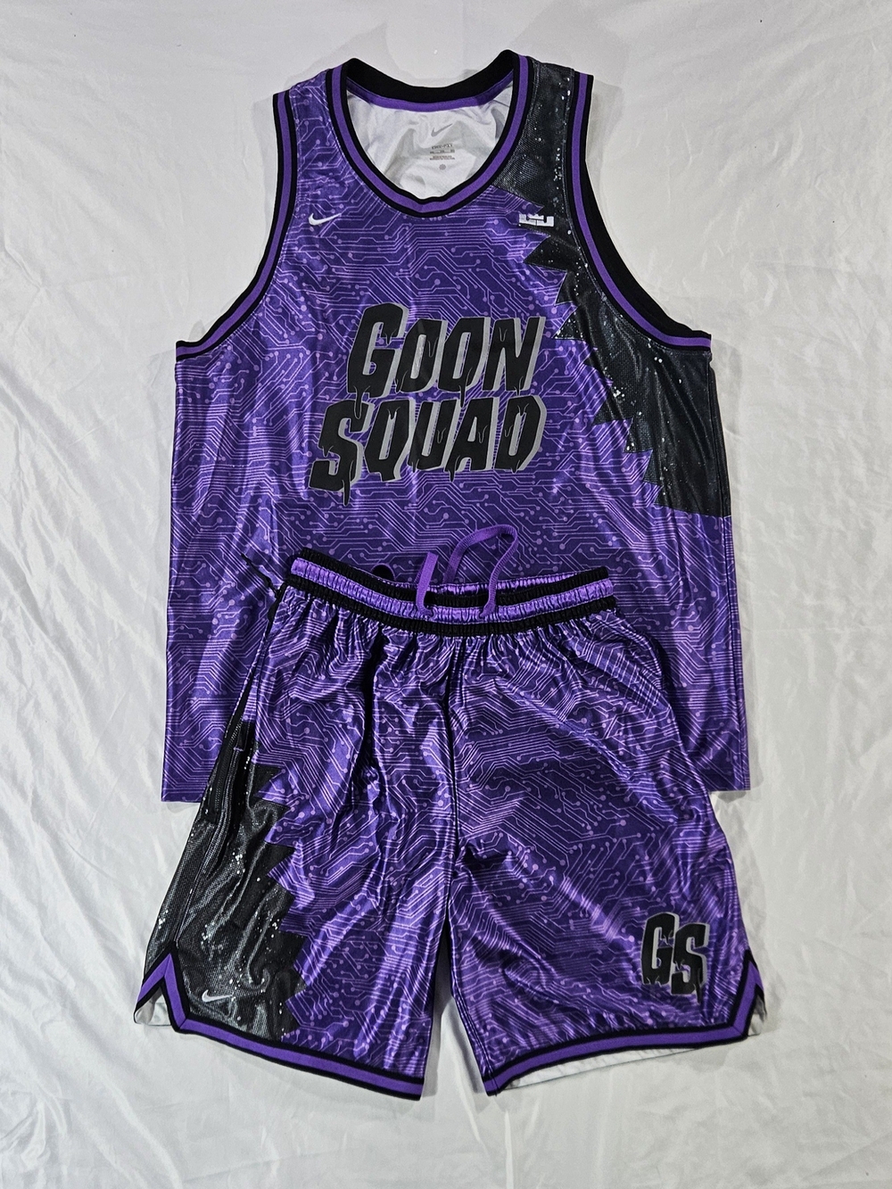 Nike Goon Squad Purple Men’s Basketball Shorts Set